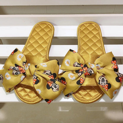 Mickey Mouse Oversized Vlinderknoop Pantoffels