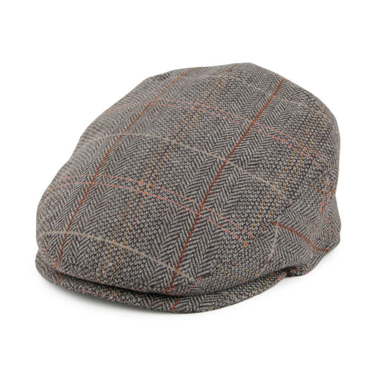 Jaxon &amp; James Kids Tweed Flat Cap - Bruingrijs