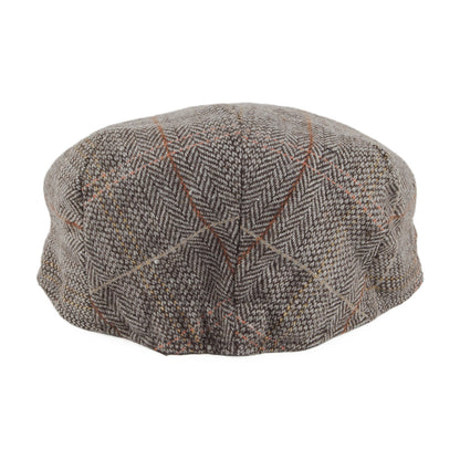 Jaxon &amp; James Kids Tweed Flat Cap - Bruingrijs