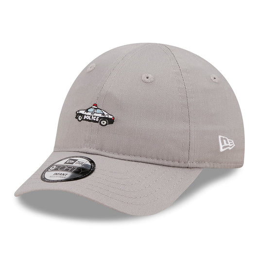 New Era Baby 9FORTY Politieauto Baseballpet - Icon - Grijs
