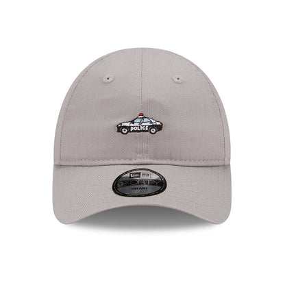 New Era Baby 9FORTY Politieauto Baseballpet - Icon - Grijs