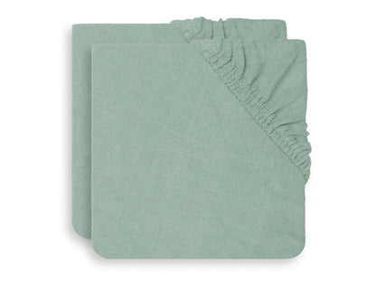 Changing Mat Cover Terry - Ash Green (2 Pack)