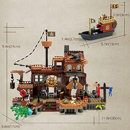 TreasureFortress - Piratenboot Bau-Spielzeug