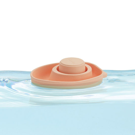 Rubberen cabrioboot - Pasteloranje