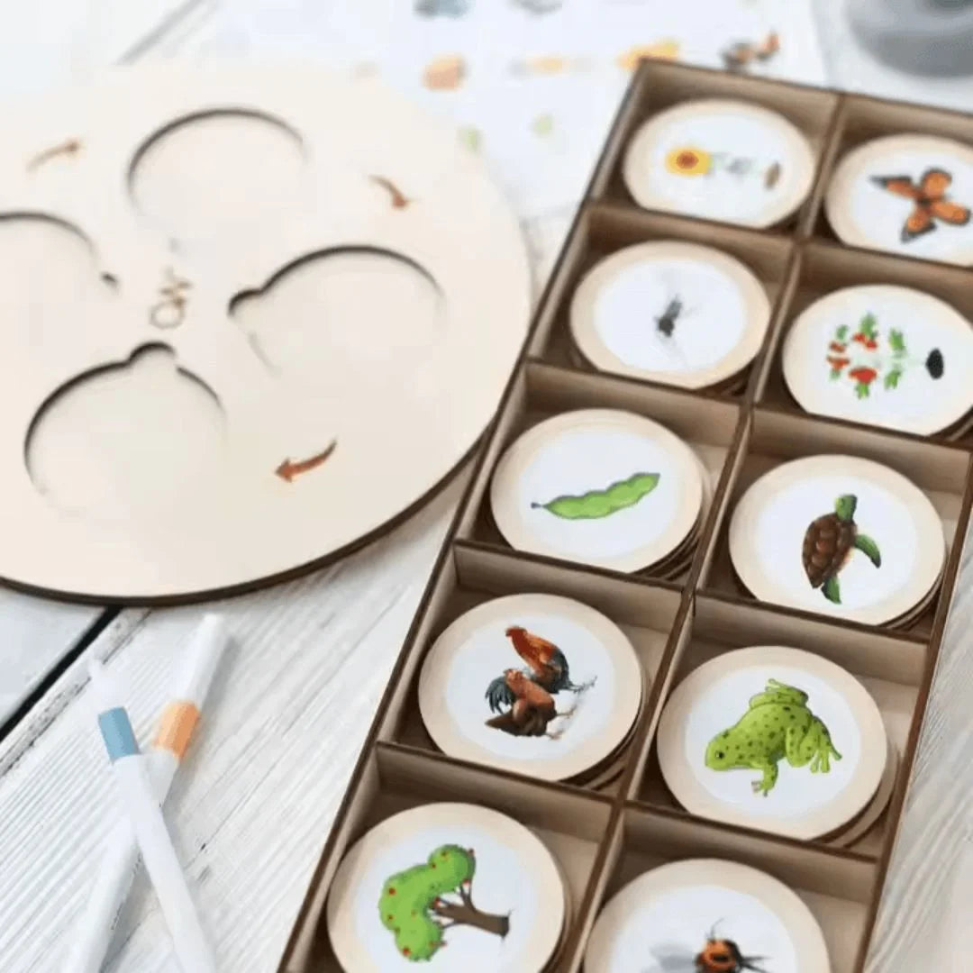 NatureNest – Holzpuzzle für Kinder ab 3+ – Fördert Kognitive Fähigkeiten
