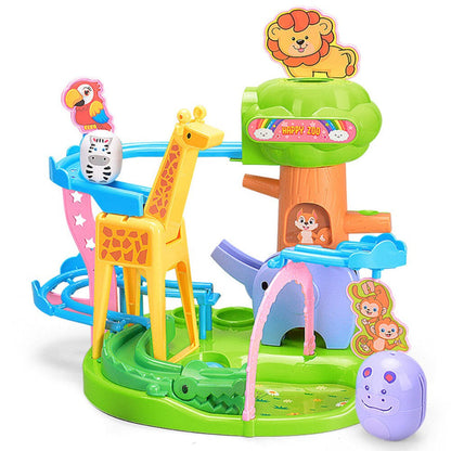 CritterCoaster - Tierrutsche und Baukasten für Kinder ab 3 Jahren - regt zum kreativen Spielen und zur Entwicklung der motorischen Fähigkeiten an
