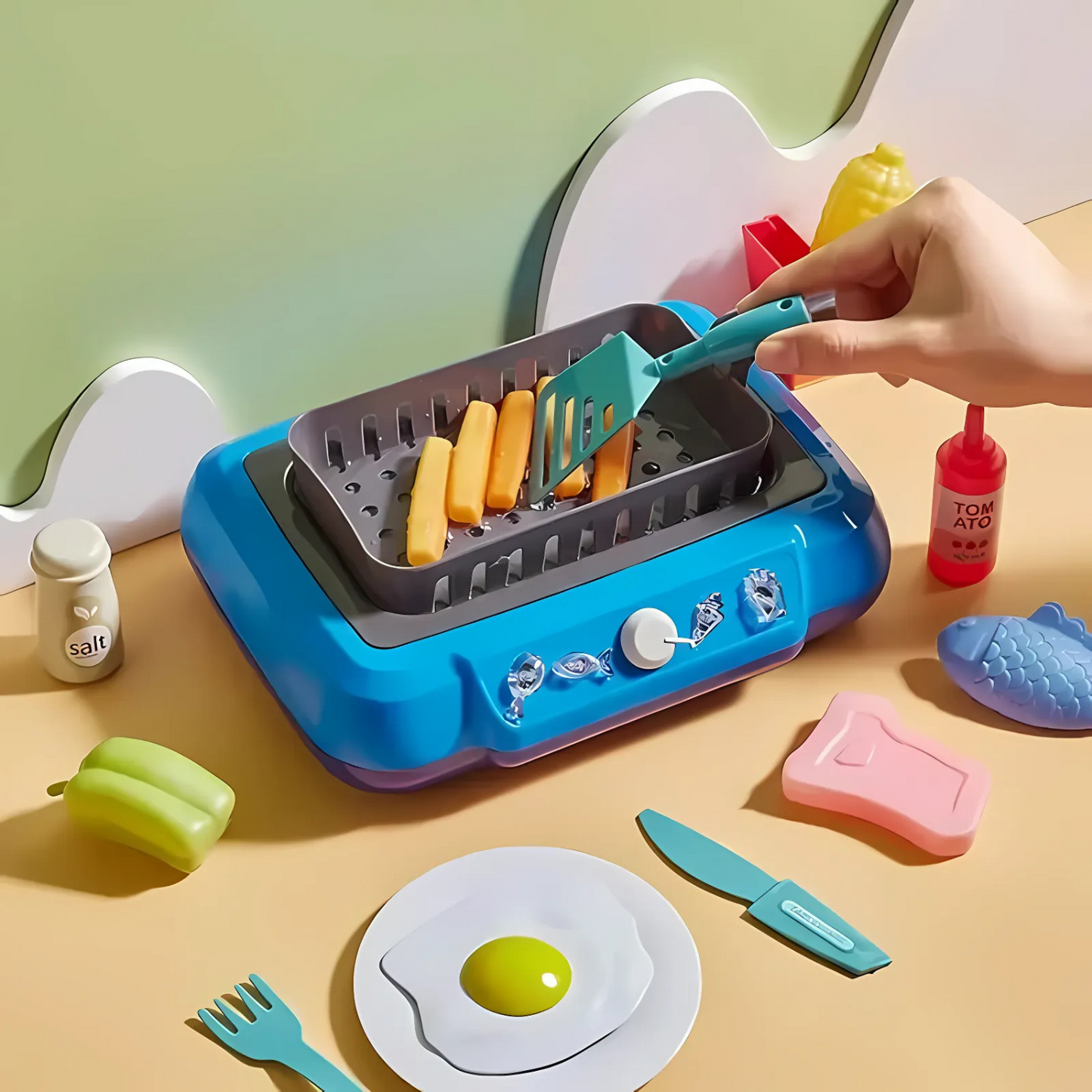 ChefWhiz – Spielküchenset für Kinder ab 3 Jahren – Fördert Rollenspiele & Feinmotorikvertrauen