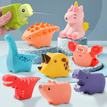 SquirtSafari – Tierische Wasserspritz-Badespielzeuge für Kinder ab 1,5 Jahren – Stärkt die Griffkraft & Spritzspaß