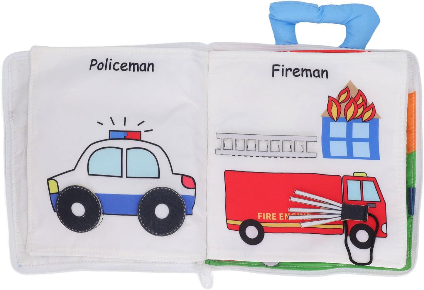 TactileTales – Interaktives Weiches Stoffbuch für Babys – Fördert die sensorische Entwicklung und Feinmotorik