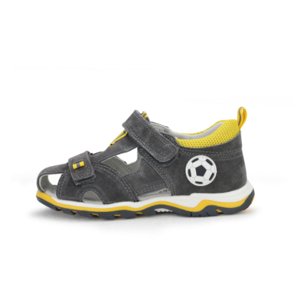 GRIJZE AVONTURENSANDALEN VOOR JONGENS