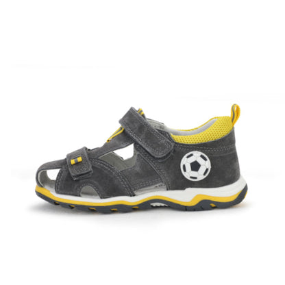 GRIJZE AVONTURENSANDALEN VOOR JONGENS
