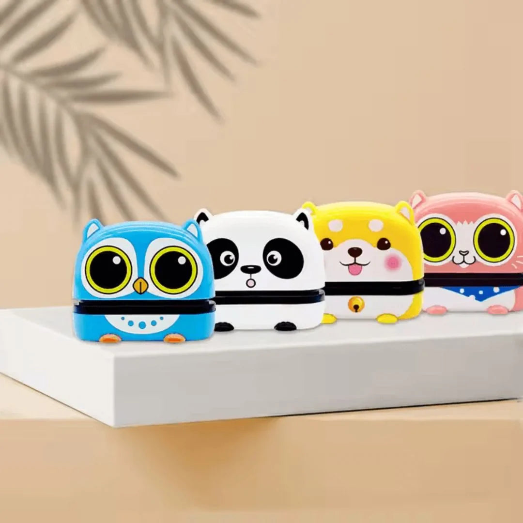 StampCraft – Personalisierter Namensstempel für Kinder ab 3+ – Einfache Kleidungsetikettierung