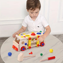 ConstructCruiser - Hölzerne Schraube Auto Spielzeug