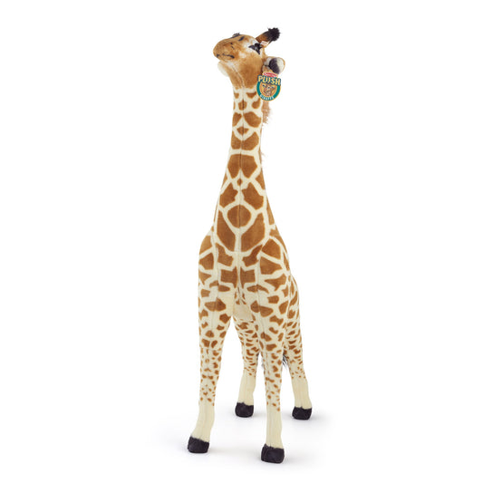 Levensechte knuffel in de vorm van een giraf