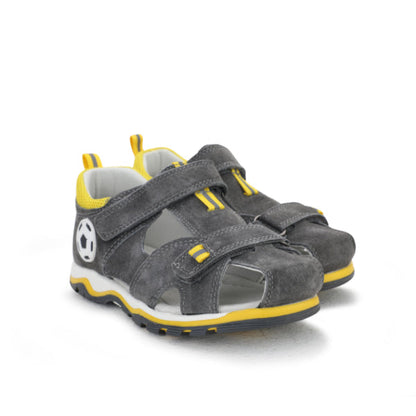 GRIJZE AVONTURENSANDALEN VOOR JONGENS