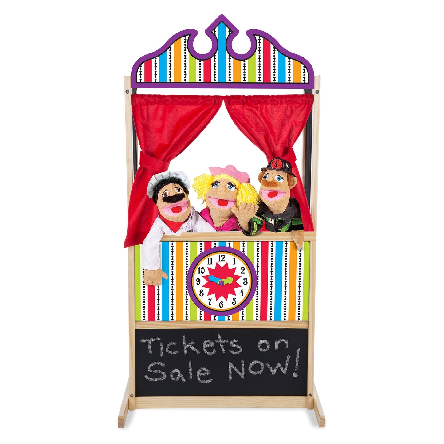 Houten luxe poppentheater