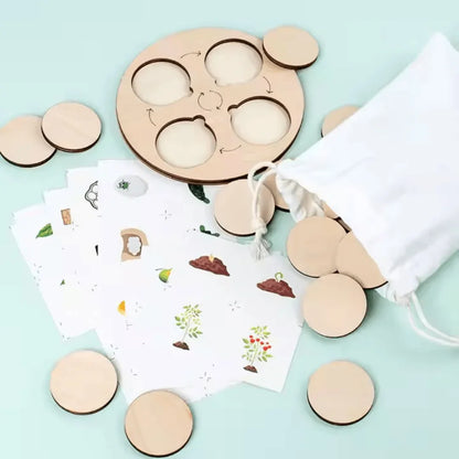 NatureNest – Holzpuzzle für Kinder ab 3+ – Fördert Kognitive Fähigkeiten