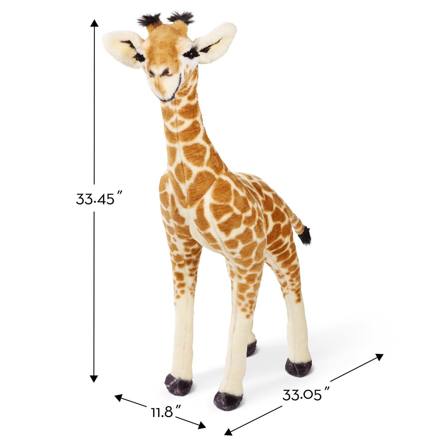Levensechte pluchen babygiraf