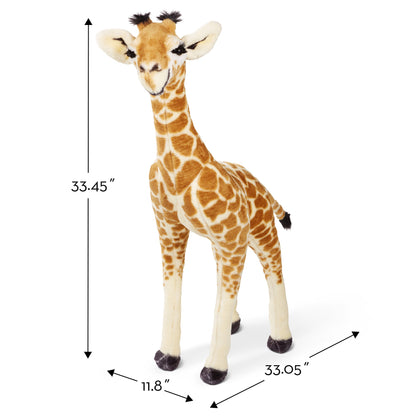 Levensechte pluchen babygiraf