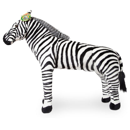 Levensechte zebra pluche knuffel
