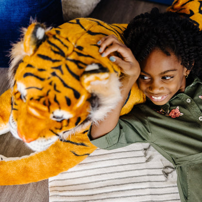 Levensechte tijger pluchen knuffeldier