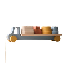 ShapeShuttle – Holz Motorik Stapelauto Spielzeug | Zugauto ab 3 Jahren