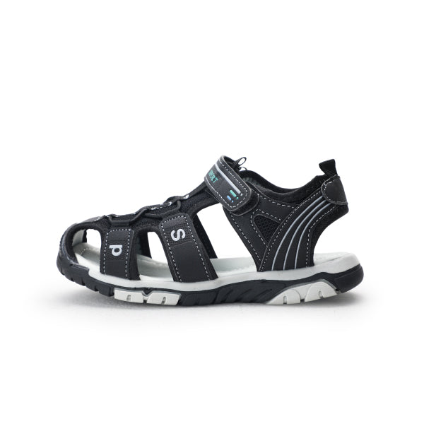 JONGENS ZWARTE TREKKERS SANDALEN