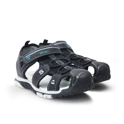 JONGENS ZWARTE TREKKERS SANDALEN