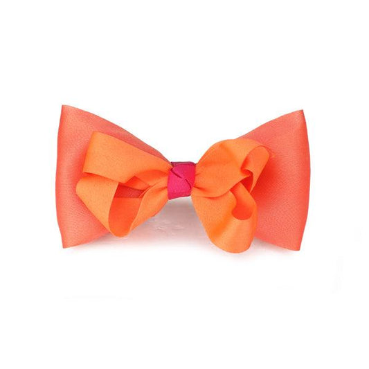 MEISJES ORANJE HAARCLIP