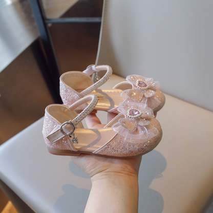 Strandsandalen met pailletten en strass steentjes voor kinderen