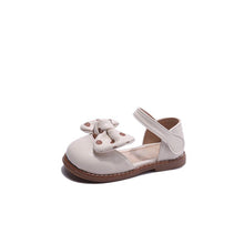 Retro-stijl vlinderdas sandalen met zachte zool