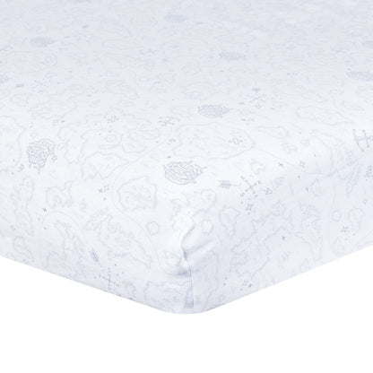 Keepsake Sail Away Woven Crib Sheet