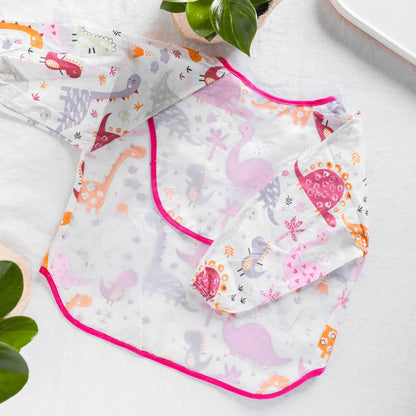 Baby schort met lange mouwen en slabbetje Lil Wild Cats
