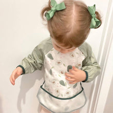 Baby schort met lange mouwen, schort, slabbetje en avocado's