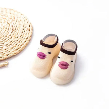 TinySteps – Baby Slip-On Schuhsocken ab 6 Monaten | Weicher Rutschfester Komfort