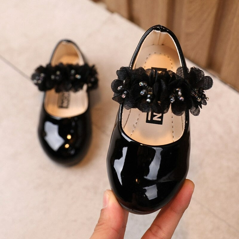 Meisjes parelbloem kant prinses antislip sandalen