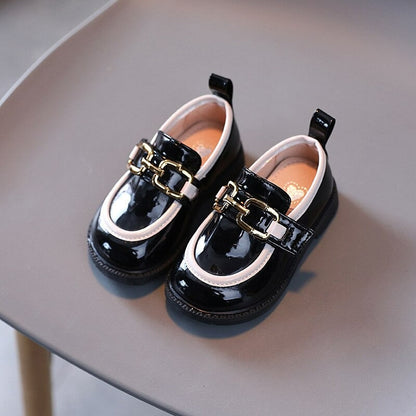 Meisjes leren prinses dans sandalen met zachte zool