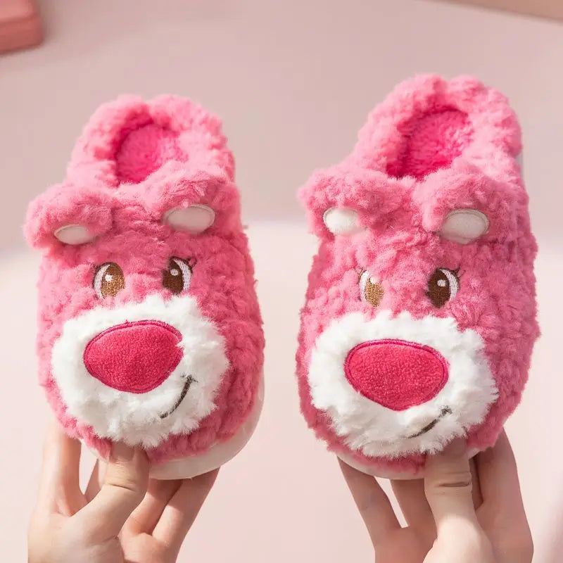 Blissful Bear Design Soft Slipper