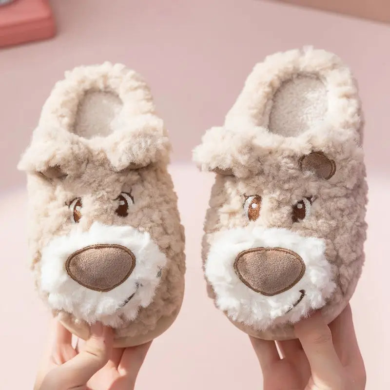Blissful Bear Design Soft Slipper