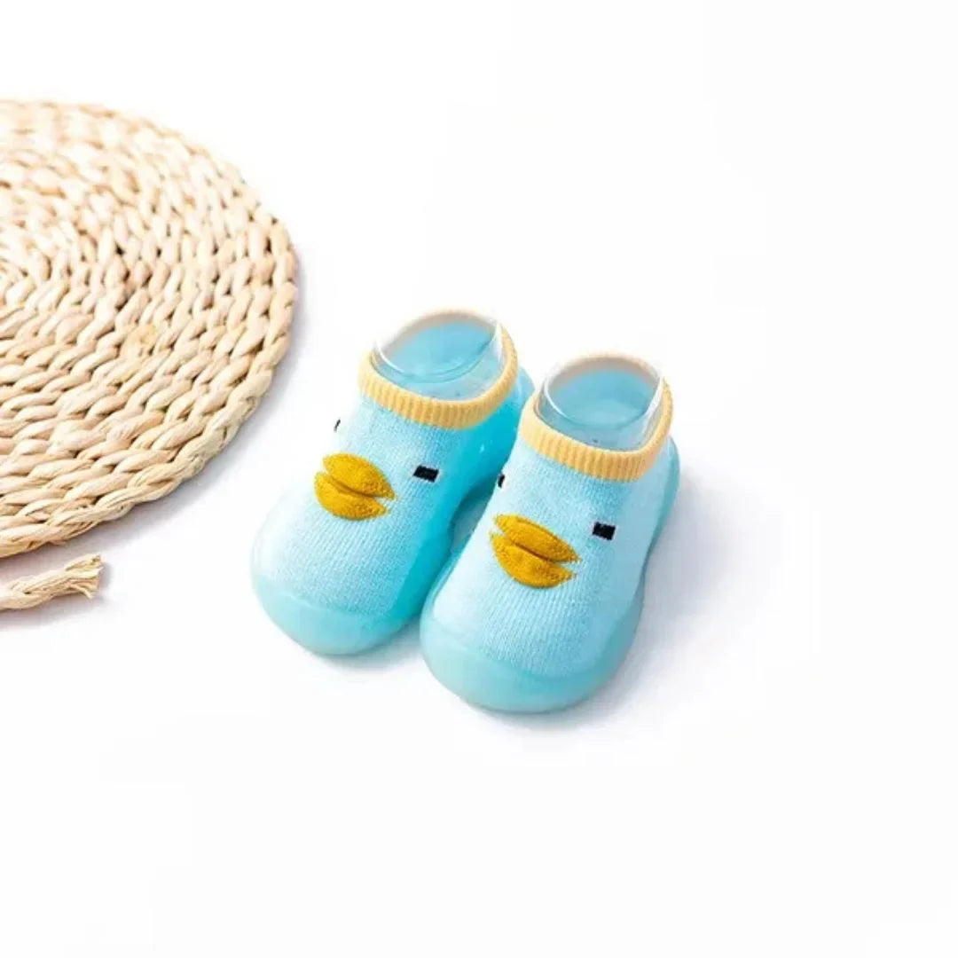 TinySteps – Baby Slip-On Schuhsocken ab 6 Monaten | Weicher Rutschfester Komfort