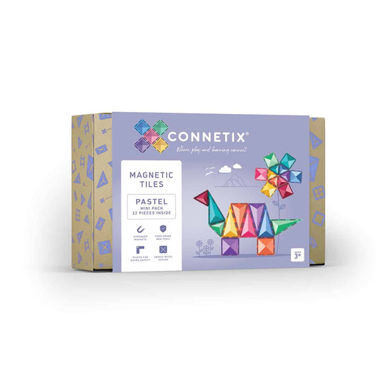 Connetix Tegels - 32 stuks Pastel Mini Pack