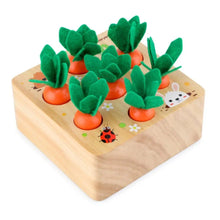 CarrotNest – Montessori Holz-Wurzelspiel für Kleinkinder Ab 1 Jahr – Sortier- und Ziehspiel zur Förderung der Motorik