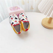 Cartoon Mickey Minnie Mouse-personages bedrukte schoenen