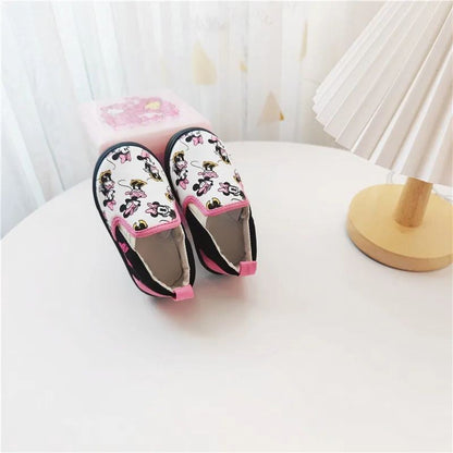 Cartoon Mickey Minnie Mouse-personages bedrukte schoenen