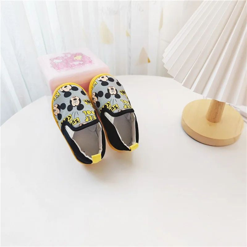 Cartoon Mickey Minnie Mouse-personages bedrukte schoenen