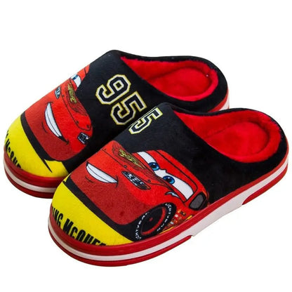 Cartoon McQueen Car Home Shoes
