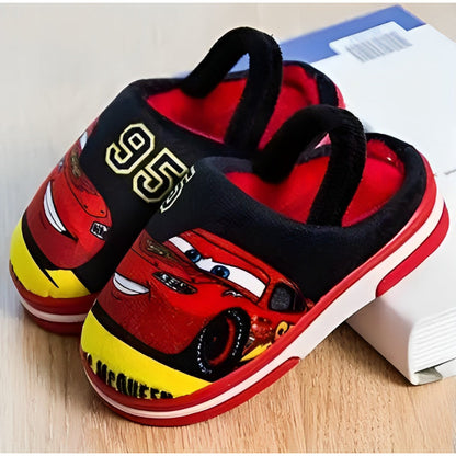 Cartoon McQueen Car Home Shoes