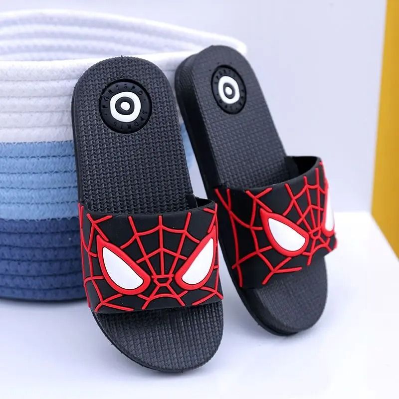 Letnie kapcie dziecięce z nadrukiem Spidermana 
