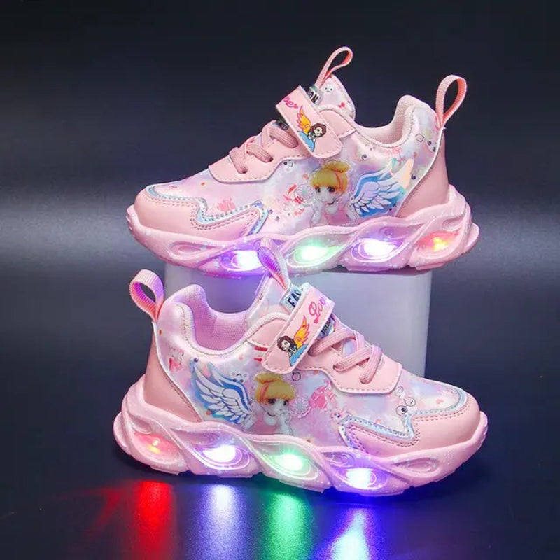 Casual Prinses Anna Elsa LED-lichtschoenen