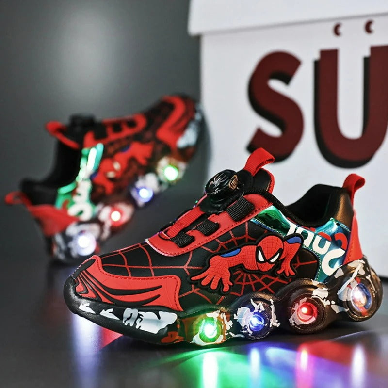 Spider Man Casual Sport Leren Schoenen